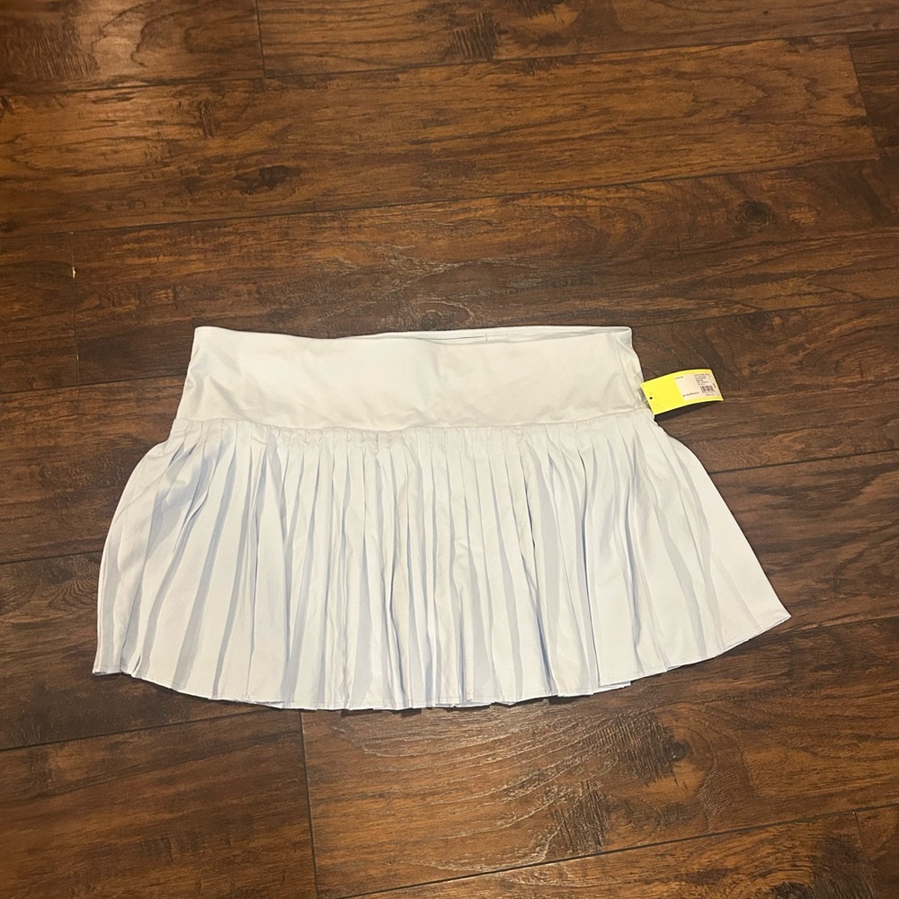 All In Motion Light Blue High Rise Pleated Skort NWT